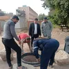 تغطية غرف الصرف الصحي بقنا
