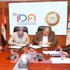 اثناء توقيع بروتوكول التعاون مع شركة الصرف الصحي بالقاهرة الكبرى