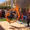يمرون من حلقه نيران 