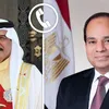 الرئيس السيسي وملك البحرين