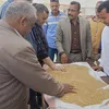 جانب حصاد محصول القمح 
