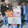 جزء من المضبوطات 