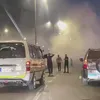 حادث انقلاب سيارة