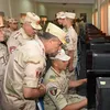 خلال تفقد وزير الدفاع إحدى وحدات التدريب 
