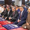 محافظ الإسماعيلية ومدير الأمن ووكيل الأوقاف يؤدون صلاة عيد الأضحى المبارك 