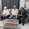 وكيل تعليم بنى سويف مع الطالبة 