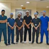 فريق جراحة الوجه والفكين والجمجمة بمجمع الإسماعيلية الطبي