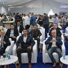 المهندس خالد هاشم وزير الصناعة و الدكتور محمد فريد صالح وزير الاستثمار 