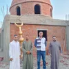 بشارة حبيب مع أهالي كوم اللوفي 