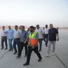 تفقد مصنع تدوير المخلفات الصلبة 
