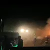 حريق مصنع أخشاب طهطا