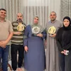مراسل أهل مصر مع أسره اللاعب محمد علاء لاعب المنتخب المصري 