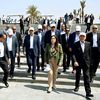 مصطفى مدبولي يتفقد حدائق تلال الفسطاط