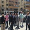 معاينة موسعة للنيابة الإدارية في حريق عقار "طريق أسيوط - سوهاج"