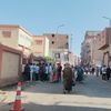 جانب من الطلاب أمام اللجان 