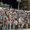 جانب من تشيع جماهير الإسكندرية لمنتخب مصر 
