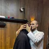 حازم مصطفى ووالدته 