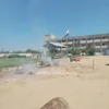 حريق محدود بمدرسة الكوع بالإسماعيلية 
