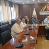 اجتماع الشعبة العامة للمخابة مع قيادات شركة سمارت 