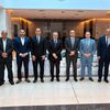 حسام صادق، المدير التنفيذي للهيئة العامة للتأمين الصحي الشامل خلال زيارته للسويس 