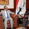 مصطفى حسن الرئيس التنفيذي لجهاز تنمية المشروعات والدكتور ماجد غنيمة رئيس مجلس أمناء ستارت أب ايجيبت