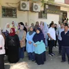 اخلاء ديوان عام محافظة بنى سويف 
