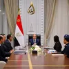 السيسي ومدبولي ومايا مرسي 