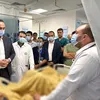 تفقد المصابين 