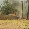 جانب من الحريق