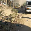 جانب من رفع المخلفات 