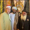راعي كنيسة المراشدة مع الشيخ حجاج الهنداوي