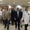 محافظ الإسماعيلية والشرقية يصلان المجمع الطبي لمتابعة مصابي حادث الدواويس  