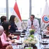 وزير الصحة ووفد سان دوناتو الإيطالية 