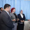 وكيل وزارة الصحة وقيادات المستشفى 