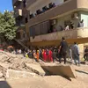 انهيار عقار بالمنيا