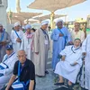 المعتمرين اثناء اداء مناسك العمره