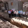 توصيل خط الصرف الصحي