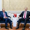 وزير الخارجية ونظيره التركي