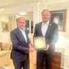 رئيس هيئة الاعتماد والرقابة الصحية والسفير أسامة الهادي، سفير جمهورية مصر العربية لدى أيرلندا
