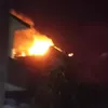 جانب من الحريق
