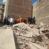 جانب من انهيار العقار