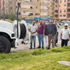 جولات اللواء أحمد رمضان رئيس شركة مياه الشرب والصرف الصحى بمدن القناة 