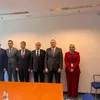 رئيس هيئة الرقابة النووية مع ممثلي الهيئات الرقابية التركية والروسية والمفوضية الأوروبية