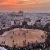  مباراة كرة قدم تمنح النازحين لحظات من الفرح في خان يونس