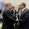 وزير الخارجية مع وزير المالية القطري