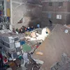 حانب من انهيار العقار بالإسكندرية