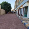 تطوير شوارع بمنطقة البنك الزراعي