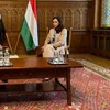 وزير الخارجية مع نظيرته المجرية