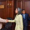 المهندس أيمن عطية وليتشيا كارفالو