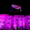 باللون الوردي.. جامعة أسيوط الأهلية تضيء مواجهة سرطان الثدي